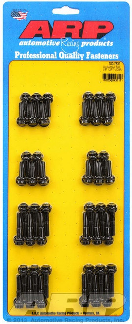 Valve Cover Fastener - Bolt - 1/4-20 in Thread - 12 Point Head - Chromoly - Black Oxide - LB7 - 6.6 L - GM Duramax - Kit Valve Cover Fastener - Bolt - 1/4-20 in Thread - 12 Point Head - Chromoly - Black Oxide - LB7 - 6.6 L - GM Duramax - Kit