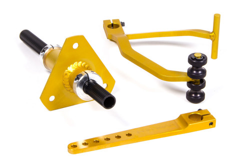 Pedal Assembly - Roller - Gas - Adjustable - Straight Foot Box Mount - Aluminum - Gold Anodized - Universal - Each Pedal Assembly - Roller - Gas - Adjustable - Straight Foot Box Mount - Aluminum - Gold Anodized - Universal - Each