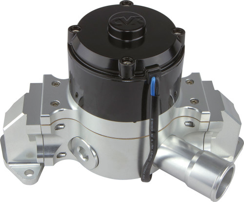 Water Pump - Electric - 1-3/16 in Female O-Ring Inlet Port - 6.00 in Height - Aluminum - Clear Anodized - Small Block Ford - Kit