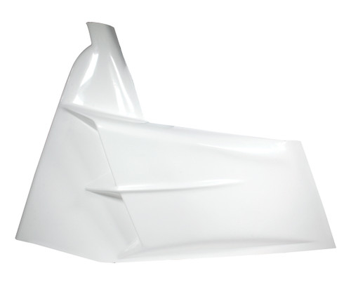 Arm Guard - Passenger Side - Fiberglass - White - Ti22 Sprint Car - Each Arm Guard - Passenger Side - Fiberglass - White - Ti22 Sprint Car - Each