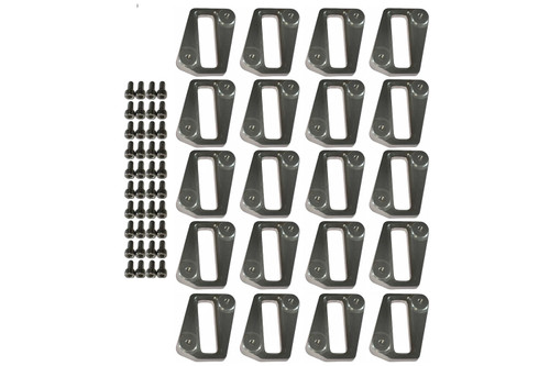 Mounting Flange - Aluminum - Natural - LS3 / LS7 - Set of 20