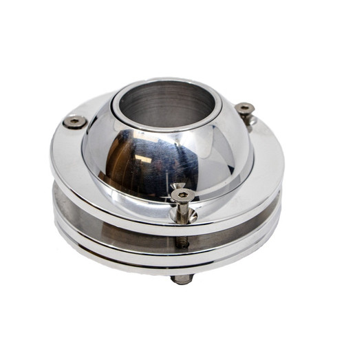 Steering Column Bracket - 1-1/2 in Diameter Tube - Swivel - Aluminum - Polished - Each Steering Column Bracket - 1-1/2 in Diameter Tube - Swivel - Aluminum - Polished - Each