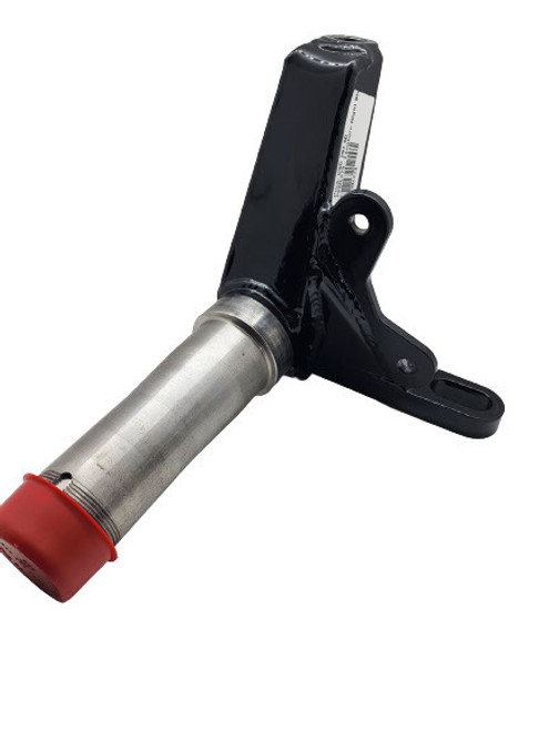 Spindle - Longhorn - Stock Pin Height - 6 Degree - 3-1/2 in Caliper Mount - Passenger Side - Steel - Black Powder Coat - Universal - Each Spindle - Longhorn - Stock Pin Height - 6 Degree - 3-1/2 in Caliper Mount - Passenger Side - Steel - Black Powder Coat - Universal - Each