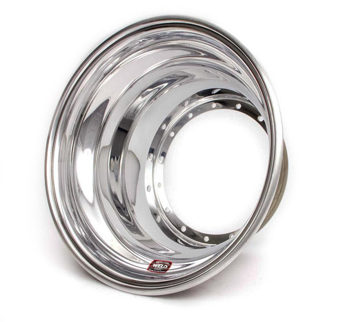 Wheel Shell - Outer - 15 x 12.25 in - Aluminum - Polished - Each