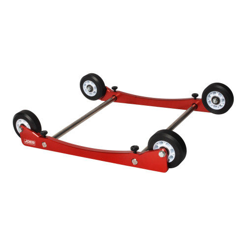 Tire Roller - 4 Rollers - Adjustable - Aluminum Housing - Red Powder Coat - Each Tire Roller - 4 Rollers - Adjustable - Aluminum Housing - Red Powder Coat - Each