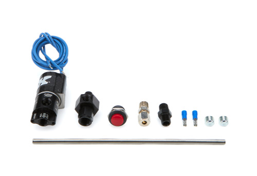 Nitrous Oxide Purge Kit - Button / Fittings / Solenoid - 4 AN Thread - Kit