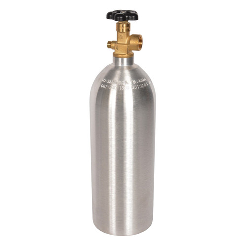 Compressed Nitrogen Tank - Portable - 1800 psi - Aluminum - Natural - Each