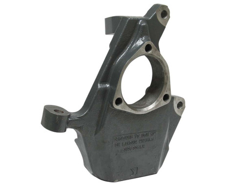 Spindle - 2 in Drop Spindle - Driver / Passenger Side - Iron - Black Paint - GM Fullsize SUV / Truck 2007-14 - Kit