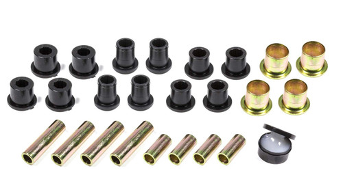 Control Arm Bushing - Hyper-Flex - Front - Lower / Upper - Polyurethane - Black - Dodge Fullsize SUV 1997-2004 - Kit