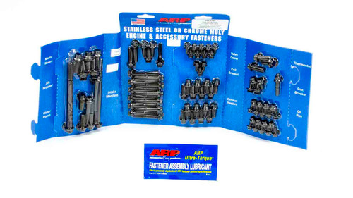 Engine and Accessory Fastener Kit - 12 Point Head - Chromoly - Black Oxide - Small Block Ford - Kit