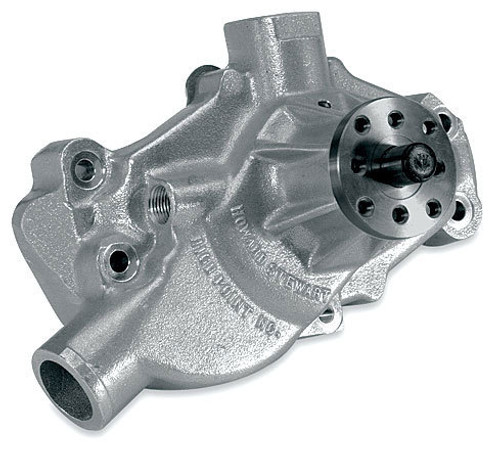 Water Pump - Mechanical - Stage 3 - 3/4 in Pilot - Short Design - Aluminum - Natural - Small Block Chevy - Each