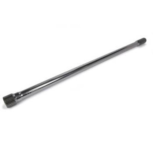 Axle Shaft - 28.5 in Long - 31 Spline Carrier - 24 Spline Drive Flange - 0.960 in OD - Solid - Steel - Natural - Each Axle Shaft - 28.5 in Long - 31 Spline Carrier - 24 Spline Drive Flange - 0.960 in OD - Solid - Steel - Natural - Each