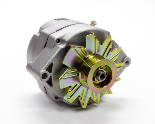 Alternator - Factory Cast PLUS - 140 amps - 12V - 1-Wire - 6-Rib Serpentine Pulley - Aluminum Case - Natural - GM - Each