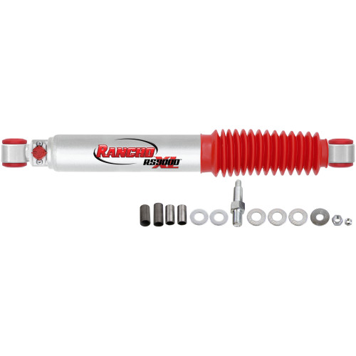 Shock - RS9000XL Series - Tritube - 14.360 in Compressed / 22.190 in Extended - 2.75 in OD - Adjustable - Steel - Silver Paint - Each