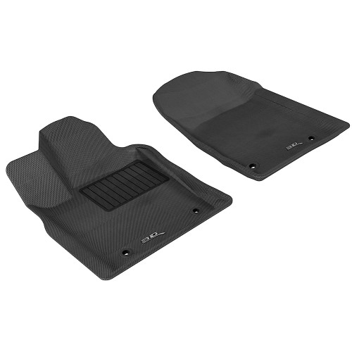 Floor Liner - Kagu - Front - Plastic - Black / Textured - Jeep Grand Cherokee 2013-21 - Pair Floor Liner - Kagu - Front - Plastic - Black / Textured - Jeep Grand Cherokee 2013-21 - Pair