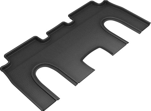 Floor Liner - Kagu - 2nd Row - Plastic - Black / Textured - Tesla X 2016-18 - Each