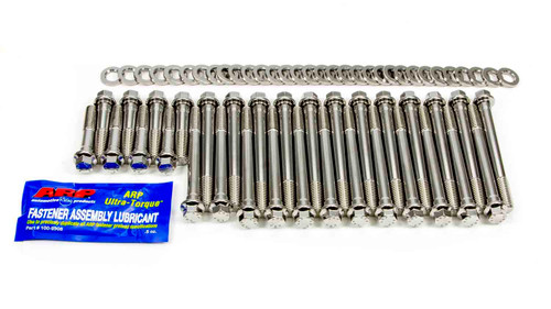Cylinder Head Bolt Kit - Hex Head - Stainless - Polished - Big Block Chevy - Kit Cylinder Head Bolt Kit - Hex Head - Stainless - Polished - Big Block Chevy - Kit