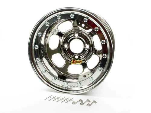 Wheel - 33-Series - 13 x 8 in - 2.000 in Backspace - 4 x 4.25 in Bolt Pattern - Beadlock - Steel - Chrome - Each Wheel - 33-Series - 13 x 8 in - 2.000 in Backspace - 4 x 4.25 in Bolt Pattern - Beadlock - Steel - Chrome - Each