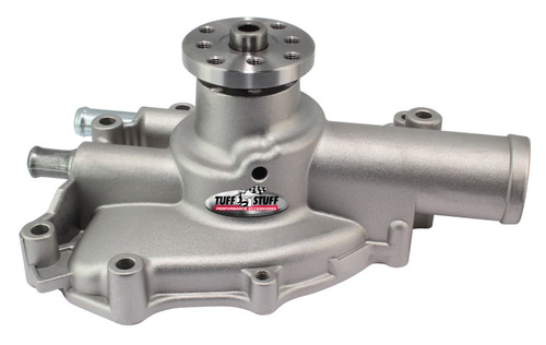 Water Pump - Mechanical - Platinum Series - High Volume - Shorty - Aluminum - Natural - Small Block Ford - Each Water Pump - Mechanical - Platinum Series - High Volume - Shorty - Aluminum - Natural - Small Block Ford - Each