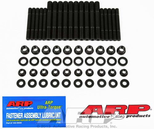 Main Stud Kit - 12 Point Nuts - 2-Bolt Mains - Chromoly - Black Oxide - Mopar 2.0 L - Kit