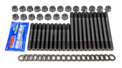 Cylinder Head Stud Kit - Hex Nuts - Chromoly - Black Oxide - R Block - Small Block Ford - Kit