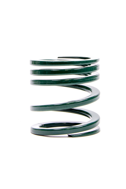 Coil Spring - Tender - 2.5 in ID - 3.46 in Length - 250-550 lb/in Spring Rate - Steel - Green Powder Coat - Each Coil Spring - Tender - 2.5 in ID - 3.46 in Length - 250-550 lb/in Spring Rate - Steel - Green Powder Coat - Each