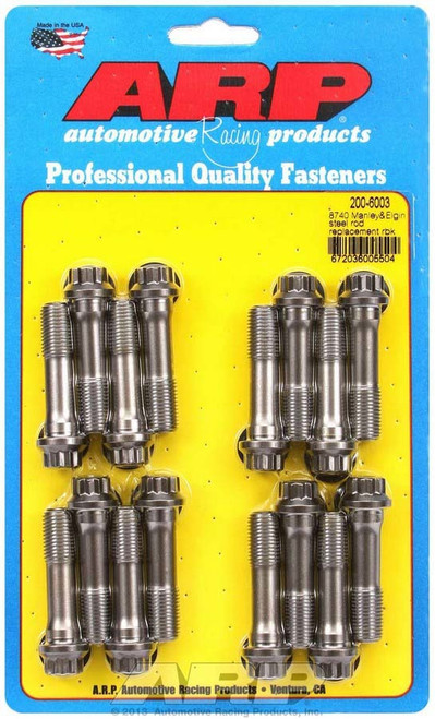 Connecting Rod Bolt Kit - High Performance Series - 7/16 in Bolt - 1.8 in Long - Chromoly - Washers - Manley / Elgin - Set of 16