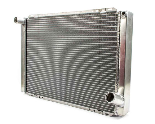Radiator - 28 in W x 19 in H x 3 in D - Driver Side Inlet - Passenger Side Outlet - Aluminum - Natural - Each Radiator - 28 in W x 19 in H x 3 in D - Driver Side Inlet - Passenger Side Outlet - Aluminum - Natural - Each