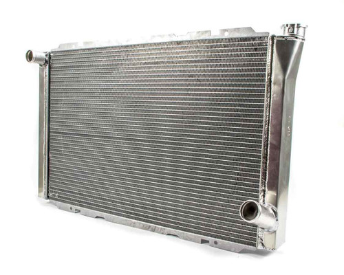 Radiator - 31.750 in W x 20 in H x 3 in D - Driver Side Inlet - Passenger Side Outlet - Aluminum - Natural - Each