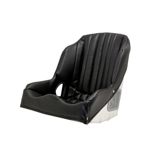 Seat Cover - Snap Attachment - Vinyl - Black - Kirkey 55 Series Vintage Class Bucket - 17 in Wide Seat - Each
