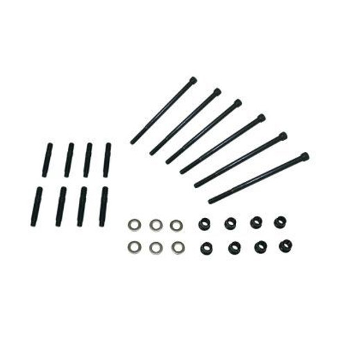 Valve Cover Fastener - Bolts / Nuts / Studs - Chromoly - Black Oxide - Moroso 3.875 in Tall Valve Covers - Big Block Chevy - Kit