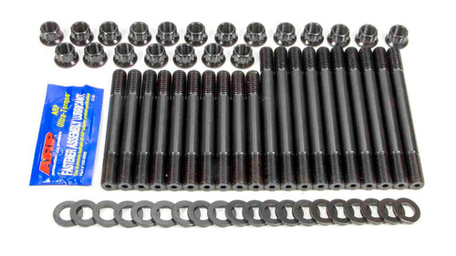 Cylinder Head Stud Kit - 12 Point Nuts - Chromoly - Black Oxide - Big Block Ford - Kit