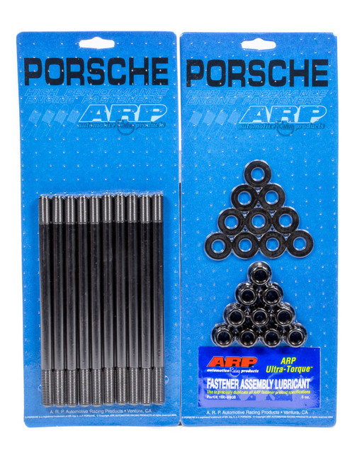 Cylinder Head Stud Kit - Pro-Series - 12 Point Nuts - Chromoly - Black Oxide - Undercut - Porsche 6-Cylinder - Kit