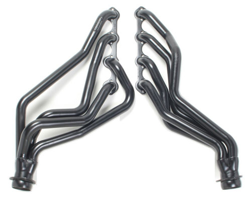 Headers - Street - 1-5/8 in Primary - 3 in Collector - Steel - Black Paint - Small Block Ford - Ford 1965-73 - Pair