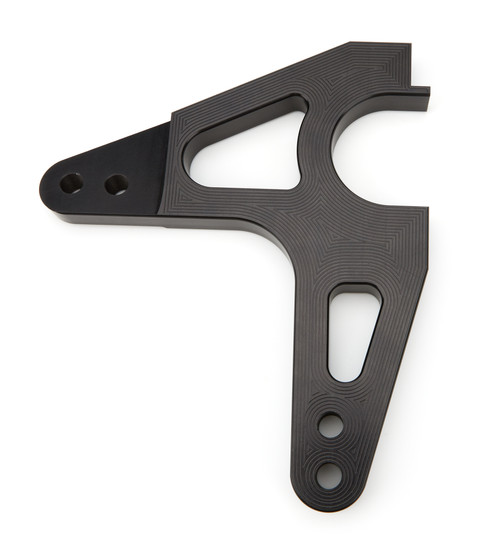 Steering Arm - Passenger Side - 5-1/2 to 6-1/8 in Bolt Span - 1/2 in Tie Rod Centerline - Aluminum - Black Anodized - Sprint Car - Each