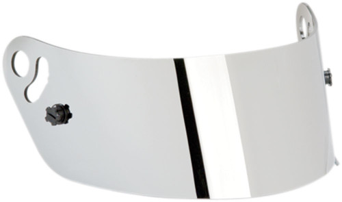 Helmet Shield - Chrome Mirrored - Impact Air Drafts / Air Draft OS20 / Draft TS / Supersport / Eurosport / 1320 / Fueler Helmets - Each
