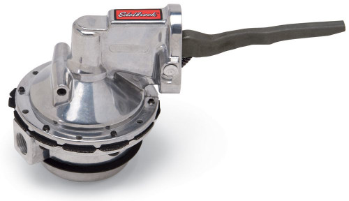Fuel Pump - Performer RPM - Mechanical - 110 gph at 6 psi - 3/8 in NPT Female Inlet / Outlet - Aluminum - Polished - Gas - Big Block Ford - Each