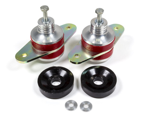 Motor Mount - Adjustable - Bolt-On - Street / Competition Bushings - Steel - Zinc Oxide - Ford Coyote - Ford Mustang 2015-16 - Kit