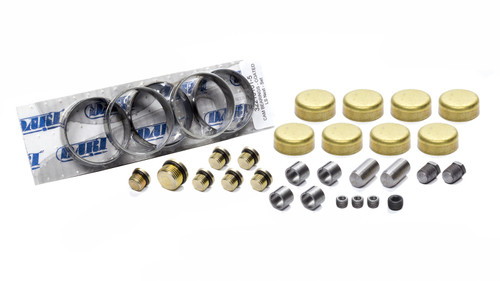 Engine Block Hardware - SHP LS Next - Brass Freeze Plugs - Coated Camshaft Bearings - Dowel Pins - GM LS-Series - Kit