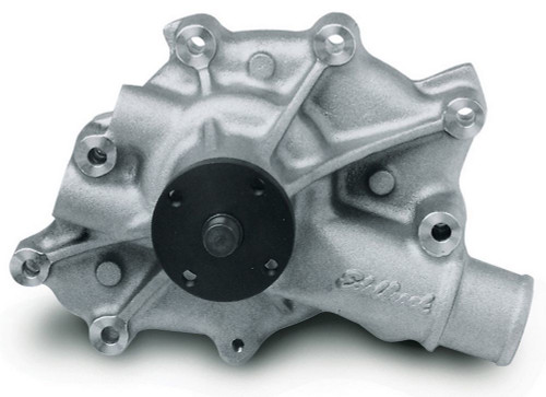 Water Pump - Mechanical - Victor Series - Reverse Rotation - 5/8 in Pilot - Aluminum - Natural - Small Block Ford - Each