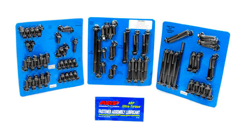 Engine and Accessory Fastener Kit - Hex Head - Chromoly - Black Oxide - Ford Cleveland / Modified - Kit