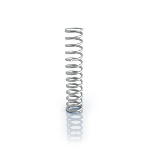 Coil Spring - Coil-Over - 3 in ID - 10 in Length - 400 lb/in Spring Rate - Steel - Silver Powder Coat - Each