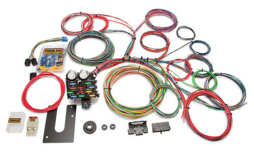 Car Wiring Harness - Classic Customizable - Complete - 21 Circuit - Complete - Universal - Kit