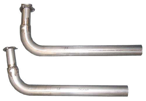 Intermediate Pipe - 2.5 in Diameter - Stainless - Small Block Chevy - Chevy Corvette 1967-81 - Pair