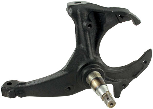 Spindle - Stock Pin Height - Driver Side - Forged Steel - Black Paint - GM G-Body - Each