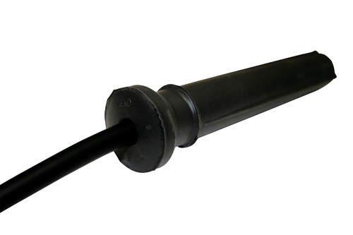 Spark Plug Wire Set - Ultra 40 - Spiral Core - 8.65 mm - Black - Straight Plug Boots - HEI / Socket Style - Cut-To-Fit - V8 - Kit