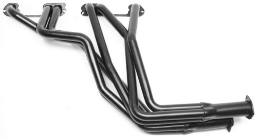 Headers - Street - 1-1/2 in Primary - 2-1/2 in Collector - Steel - Black Paint - GM Inline-6 - GM Fullsize SUV / Truck 1963-79 - Pair