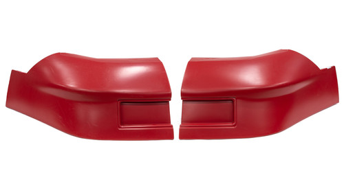 Nose - ABC - 2-Piece Complete - Plastic - Red - Ford Fusion - Kit