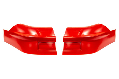 Nose - ABC - 2-Piece Complete - Plastic - Red - Chevy Impala 2009 - Kit