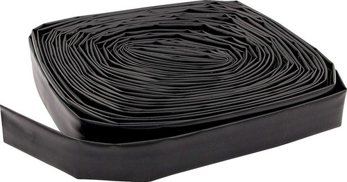 Shrink Sleeve Tubing - 100 ft Long - 1 in Wide - Plastic - Black - Steel - Each